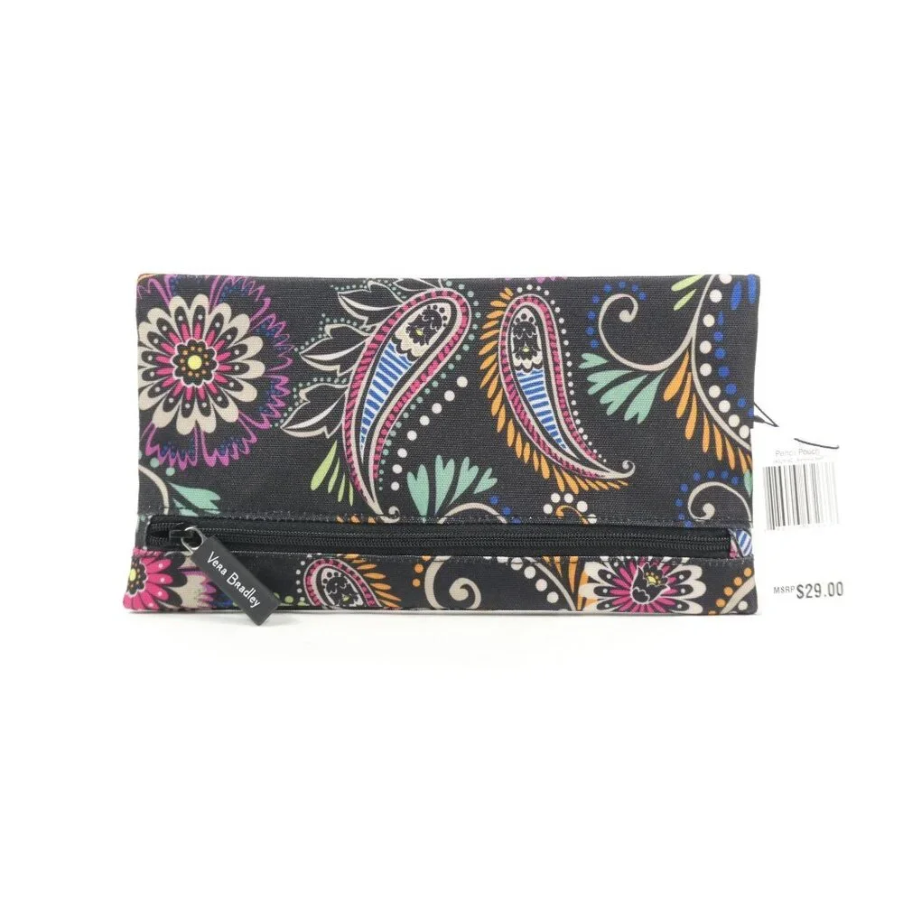 Vera Bradley Bandana Swirl Lighten Up Pencil Pouch NWT‎